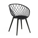 Jamesdar Kurv 3 Piece Mid-Century Modern Patio Chat Set