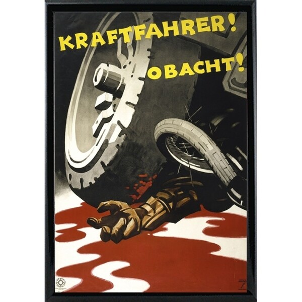 Kraftfahrer! Obacht!-PRIPUB131000 Print 15.25"x10.5" by Print Collection