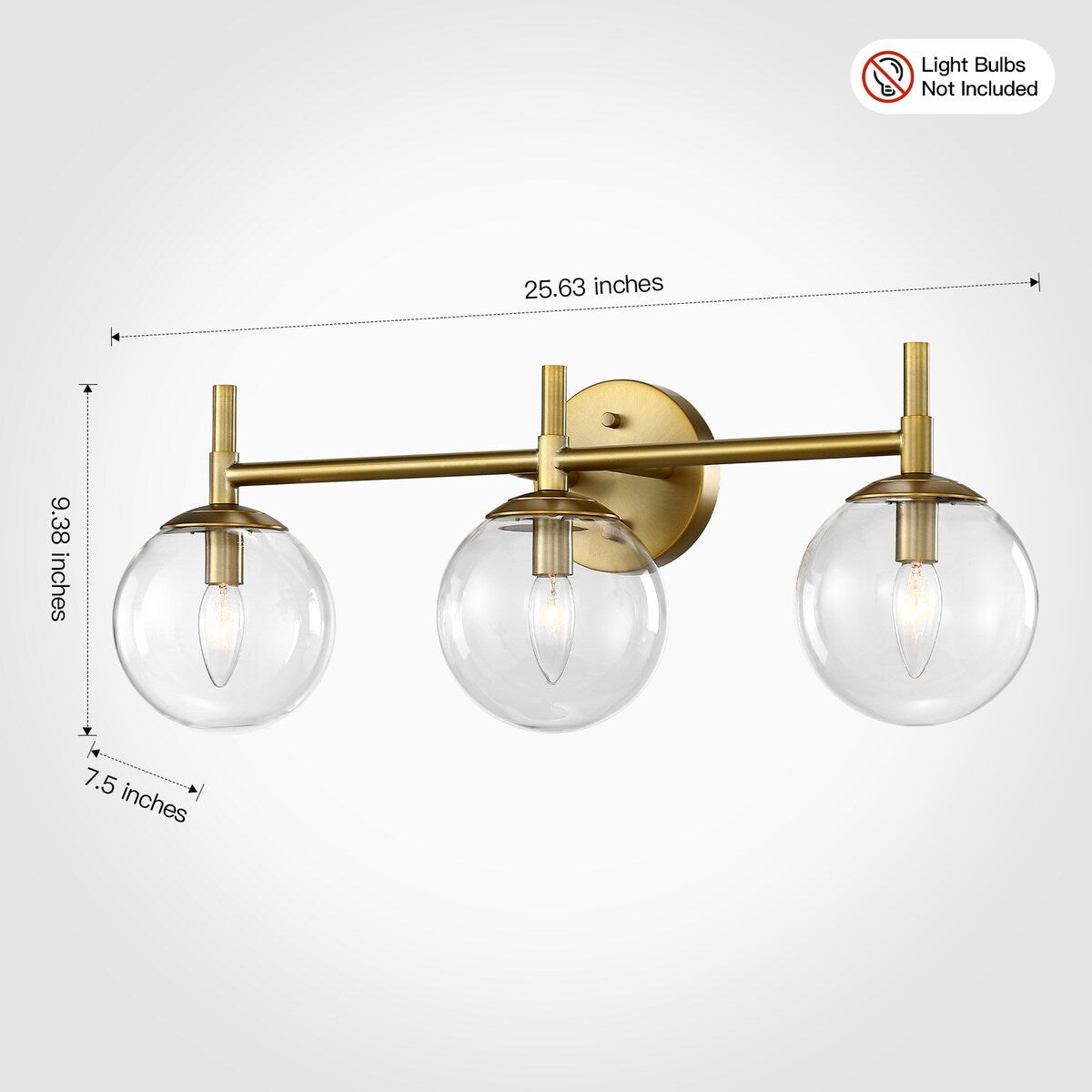 Kreios Candlelight Vanity Light 3-Light