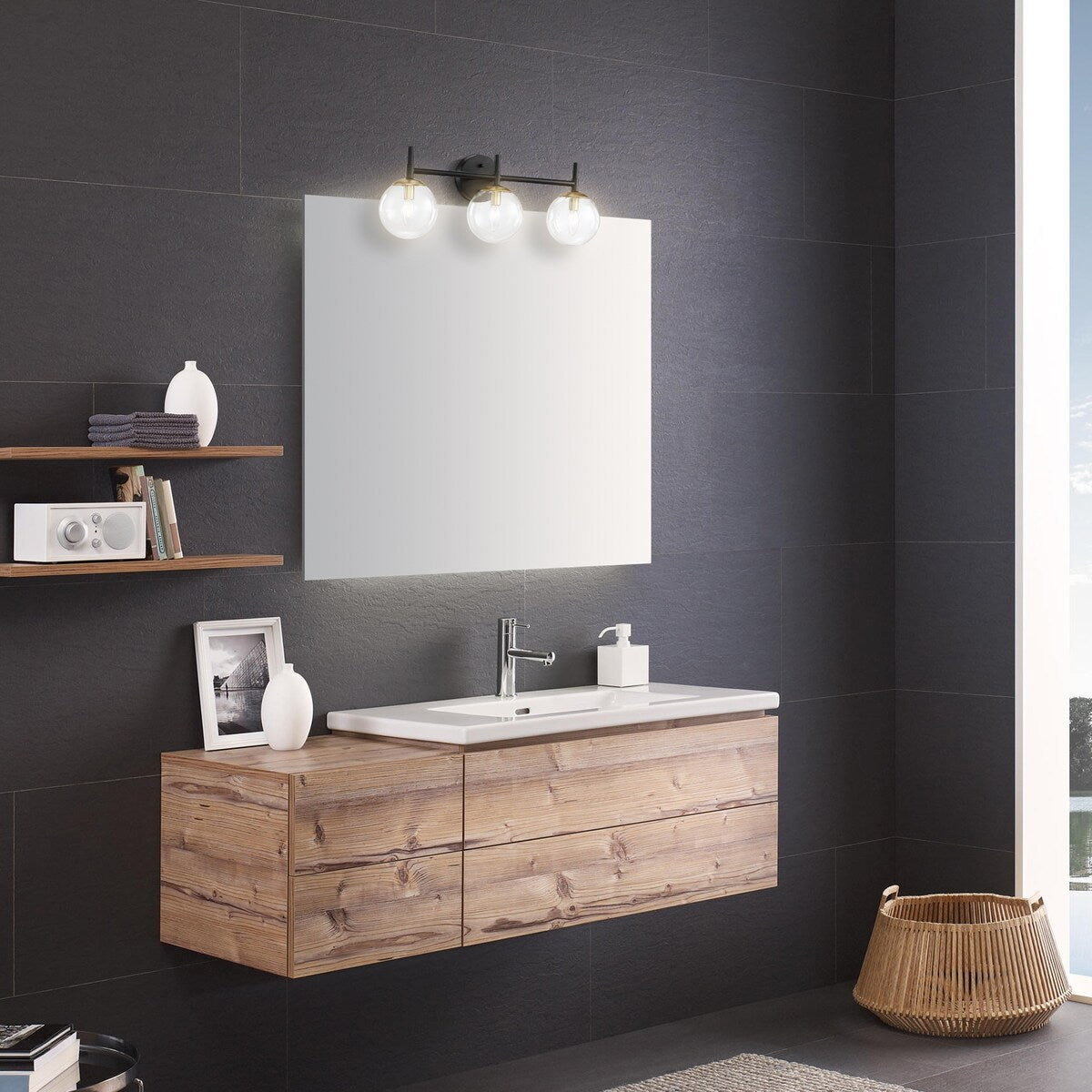Kreios Candlelight Vanity Light 3-Light