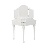 Kristen White and Cream 2-piece Vanity Set