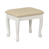 Kristen White and Cream 2-piece Vanity Set