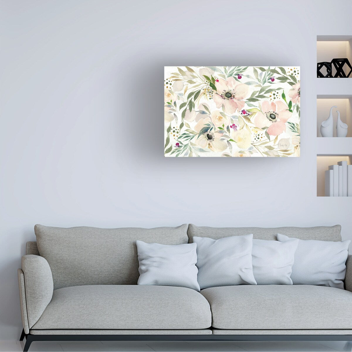 Kristy Rice 'The Joy of White' Canvas Art