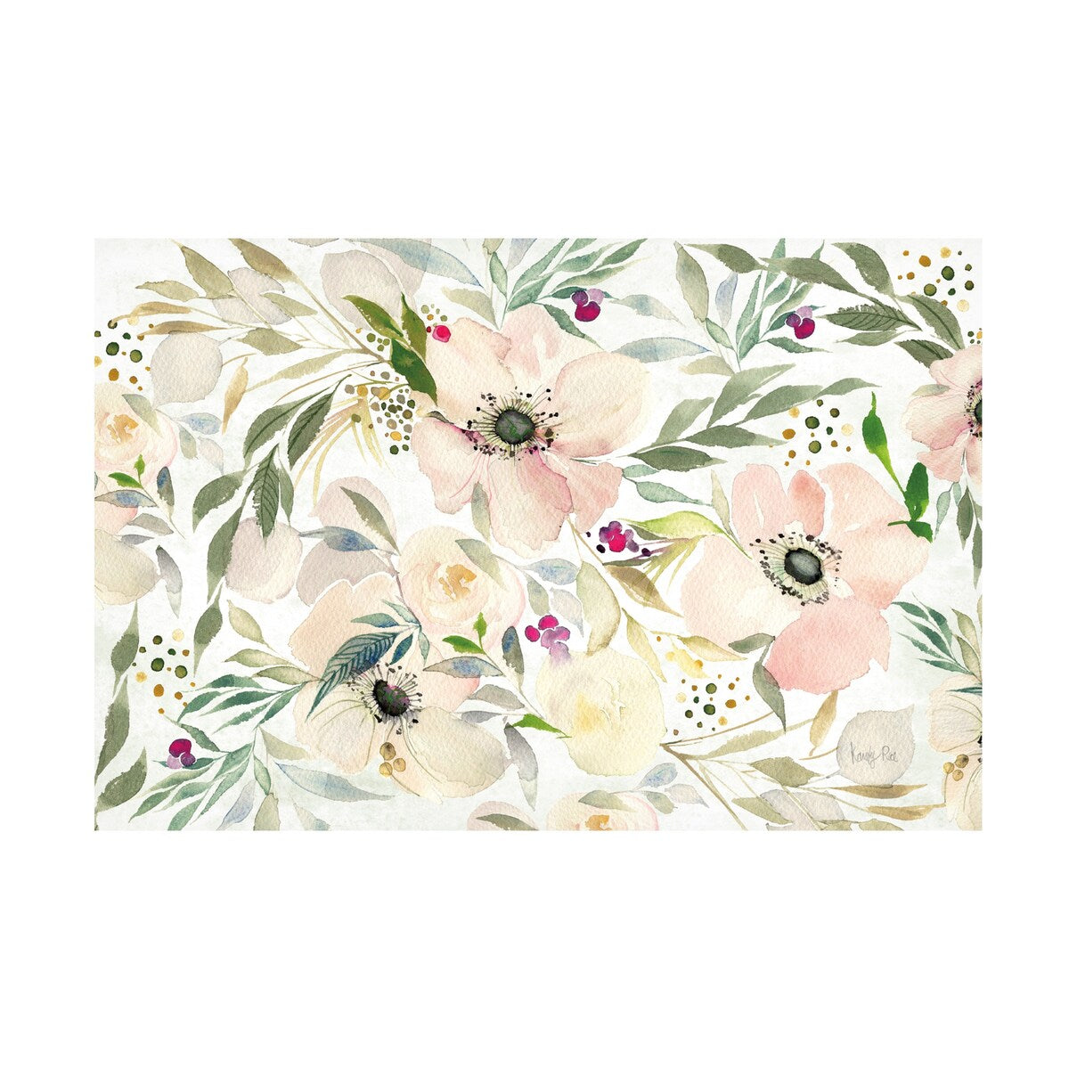 Kristy Rice 'The Joy of White' Canvas Art