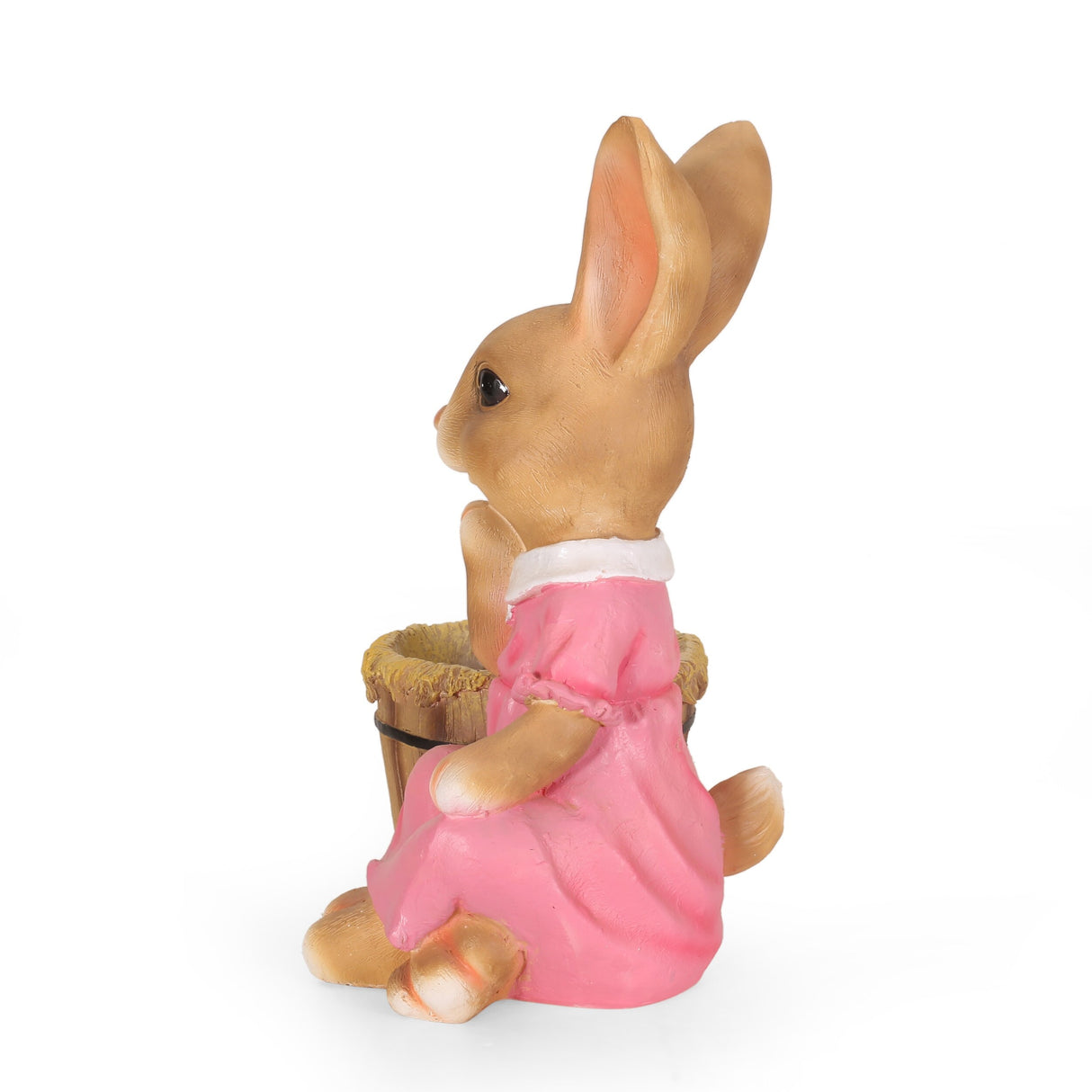 Kuhrs Outdoor Decorative Rabbit Planter by Christopher Knight Home - 15.00" L x 11.25" W x 19.75" H