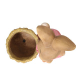 Kuhrs Outdoor Decorative Rabbit Planter by Christopher Knight Home - 15.00" L x 11.25" W x 19.75" H