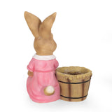 Kuhrs Outdoor Decorative Rabbit Planter by Christopher Knight Home - 15.00" L x 11.25" W x 19.75" H