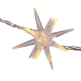 Kurt Adler 10-Light Warm White Twinkle LED 3D Star Light Set