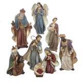 Kurt Adler 6.25-Inch Resin Nativity Set of 8 Pieces