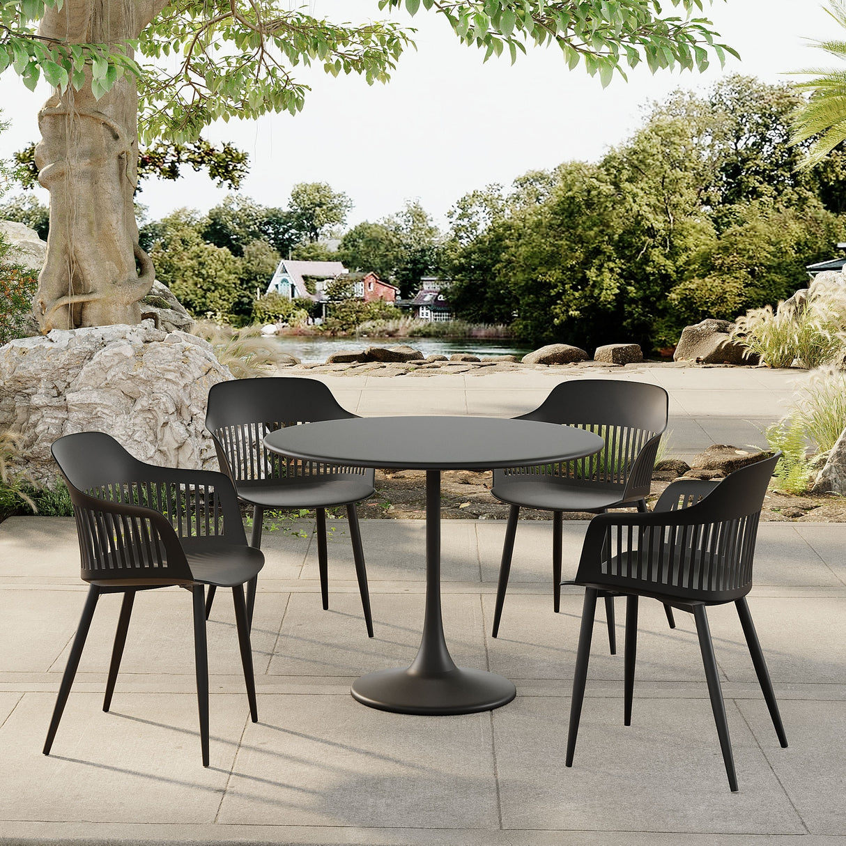 Kurv Indoor/Outdoor 39" Bistro Table