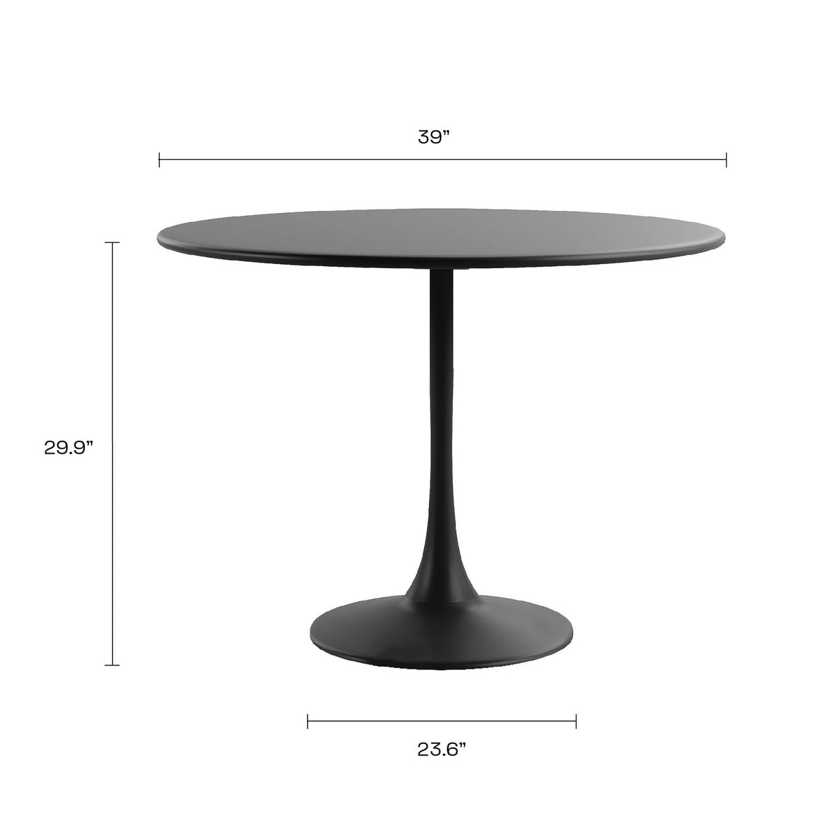 Kurv Indoor/Outdoor 39" Bistro Table