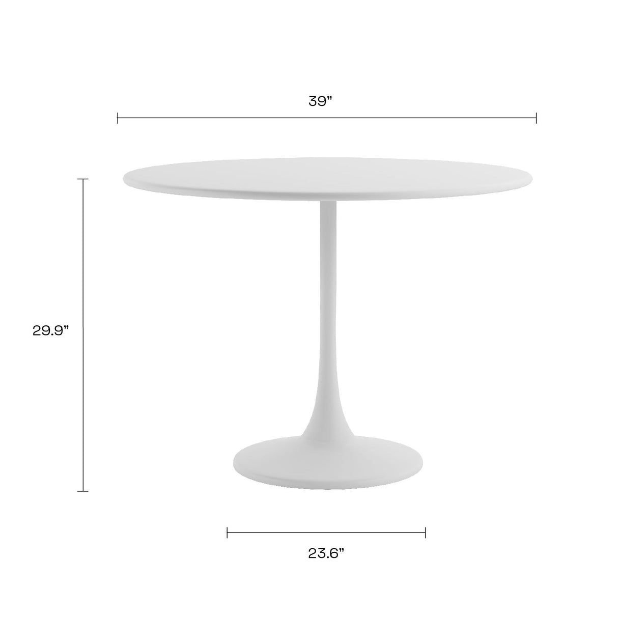 Kurv Indoor/Outdoor 39" Bistro Table