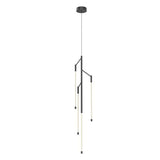 Kuzco Lighting PD74746BK LED Pendant Motif Black - Exact Size