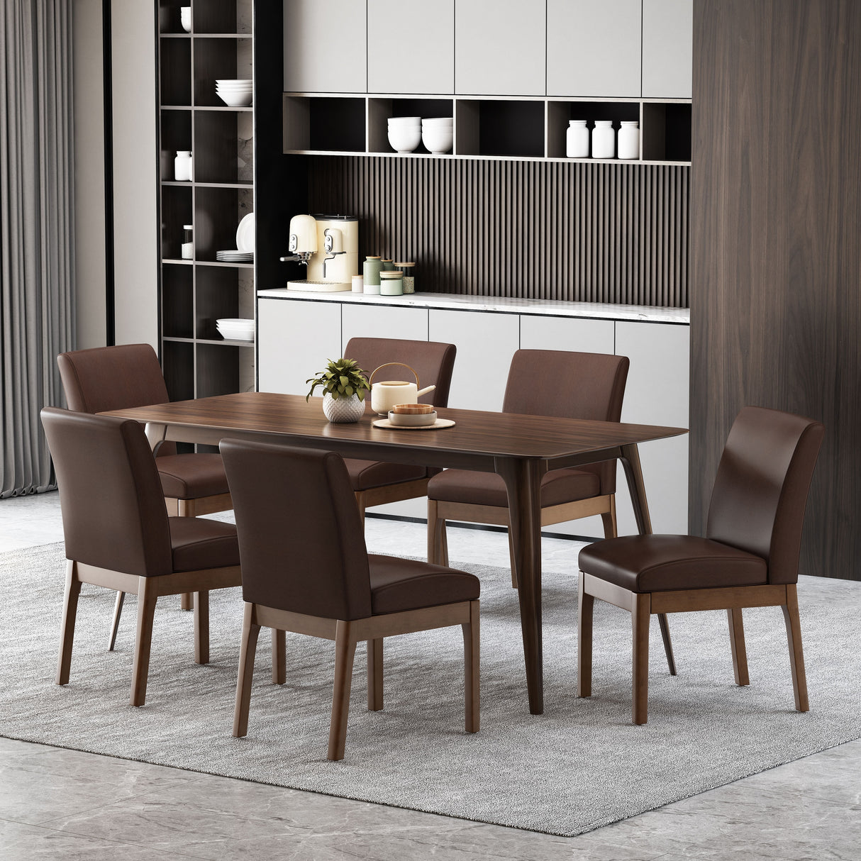 Kwame Upholstered Dining Chairs (Set of 6) by Christopher Knight Home