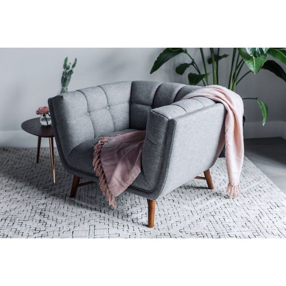 Kyrah Mid-Century Modern Accent Chair