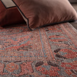 Machine Washable Gracewood Hollow Cumper Pink/ Light Blue Medallion Area Rug