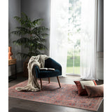 Machine Washable Gracewood Hollow Cumper Pink/ Light Blue Medallion Area Rug