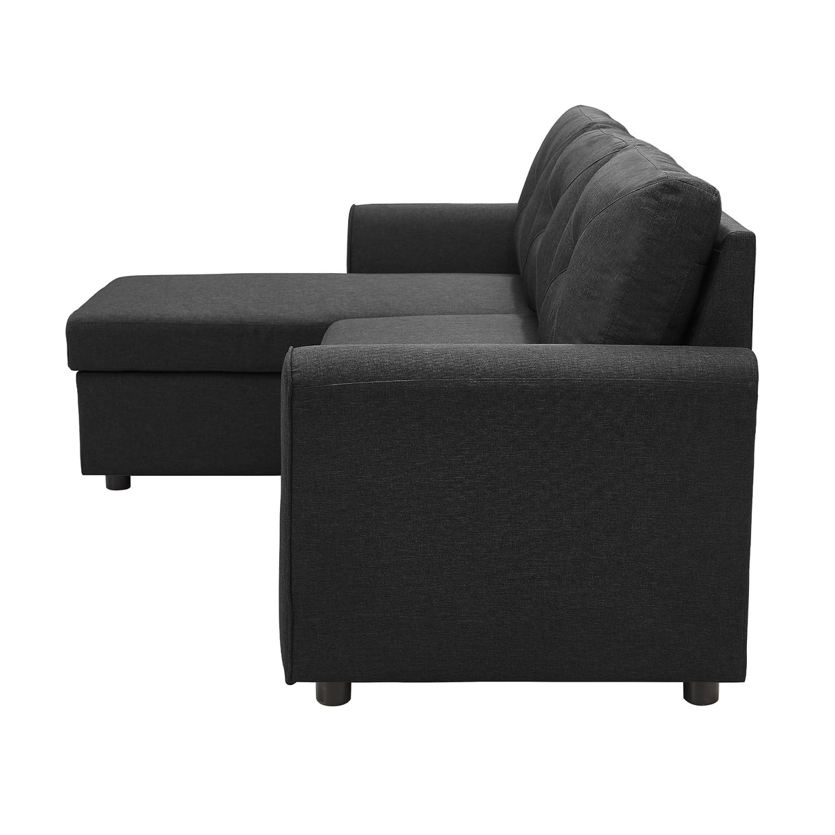 Modern L-Shape 3 Seat Sectional Sofa with Storage