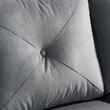 Modern L-Shape 3 Seat Sectional Sofa with Storage