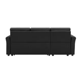 Modern L-Shape 3 Seat Sectional Sofa with Storage