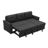 Modern L-Shape 3 Seat Sectional Sofa with Storage