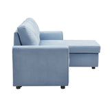 Modern L-Shape 3 Seat Sectional Sofa with Storage