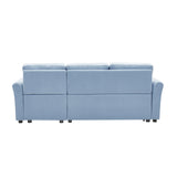 Modern L-Shape 3 Seat Sectional Sofa with Storage