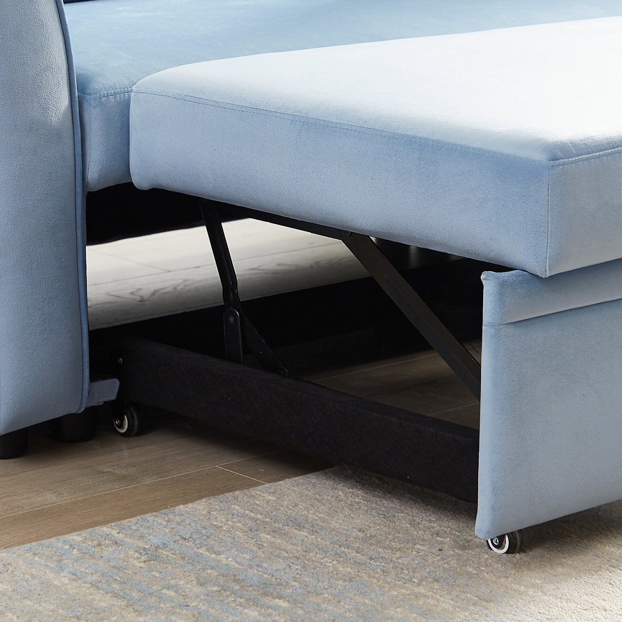 Modern L-Shape 3 Seat Sectional Sofa with Storage