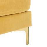 L-Shape Convertible Sectional Sofa Couch, Living Room Sectional with Movable Ottoman for Living Room, Apartment, Office