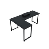 L-Shape Corner Desk Computer Gaming Desk Table,Black