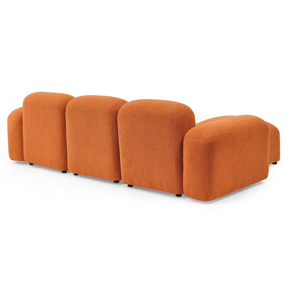 L-Shape Modular Sectional Sofa for Small Space