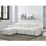 L-Shape Modular Sectional Sofa for Small Space