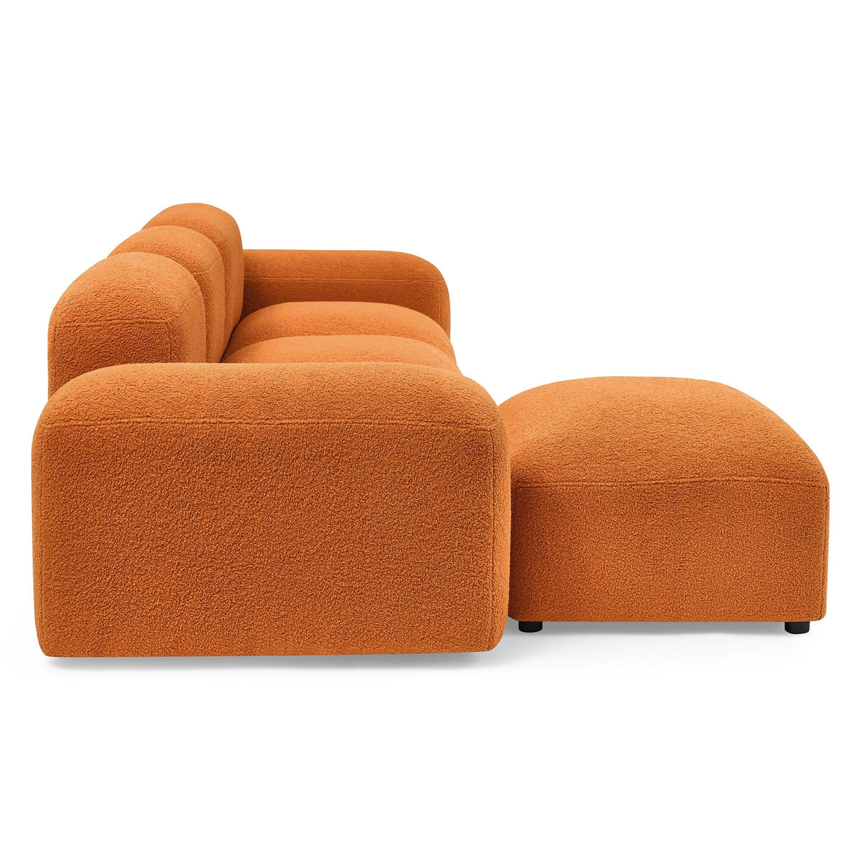 L-Shape Modular Sectional Sofa for Small Space