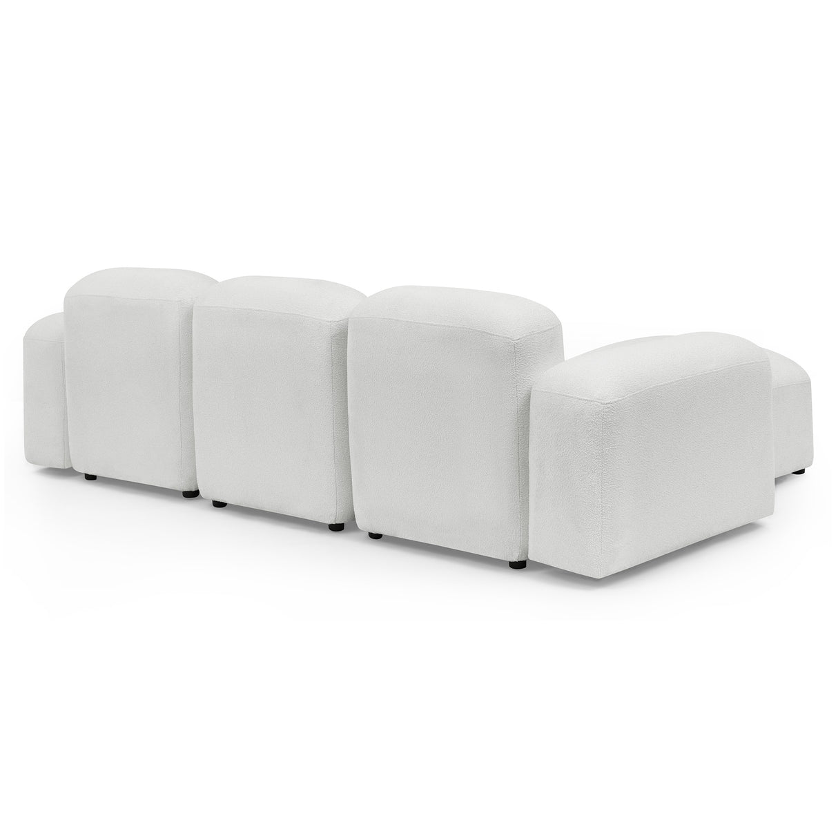 L-Shape Modular Sectional Sofa for Small Space