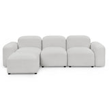 L-Shape Modular Sectional Sofa for Small Space