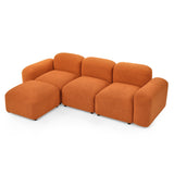 L-Shape Modular Sectional Sofa for Small Space