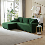 L Shape Sectional Sofa Couches Modular Sectional Living Room Sofa Set Upholstered Sleeper Sofa, Gray