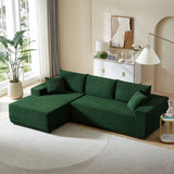 L Shape Sectional Sofa Couches Modular Sectional Living Room Sofa Set Upholstered Sleeper Sofa, Gray