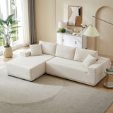 L Shape Sectional Sofa Couches Modular Sectional Living Room Sofa Set Upholstered Sleeper Sofa, Gray