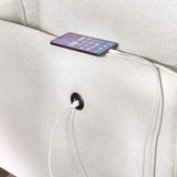 L Shape Sectional Sofa, Sectional Couch with USB Charging Socket