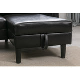 L-Shape Sectional Sofas, Reversible Sleeper Sofas with Storage Chaise