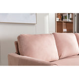L-Shape Velvet Sectional Sofas, Reversible Sleeper Sofas with Storage Chaise