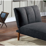 L-Shaped 3-Seat Polyester Blend Sectional Sofa with Solid Wood Legs and Adjustable Sofa Lounge