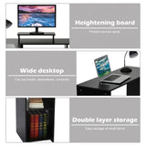 L-Shaped Computer Desk With Storage Shelves