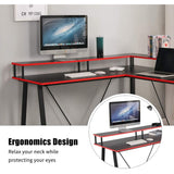 EROMMY L Shaped Computer Desk, 57 inch Gaming Desk