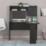 L-Shaped Desk with Hutch