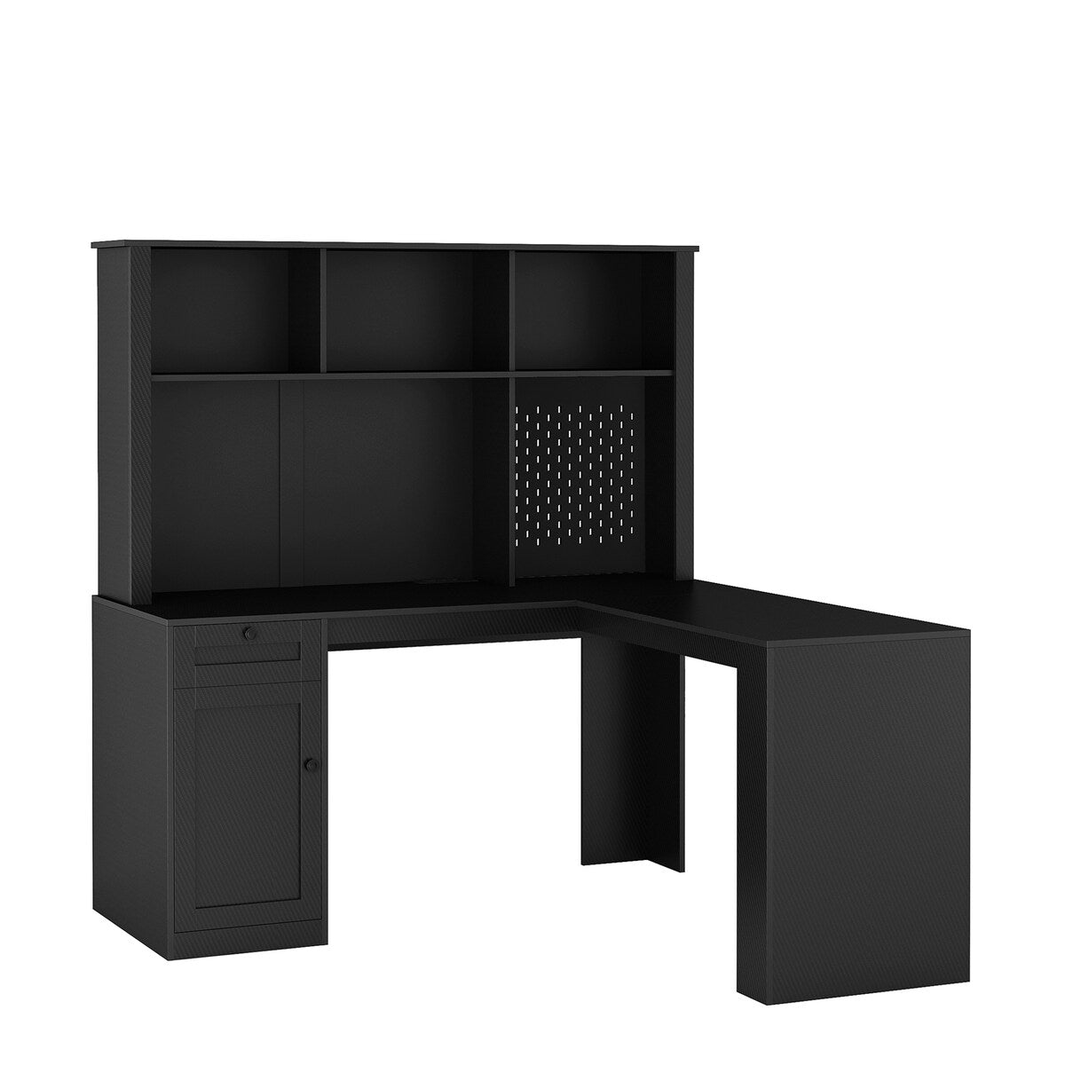 L Shaped Desk with outlet