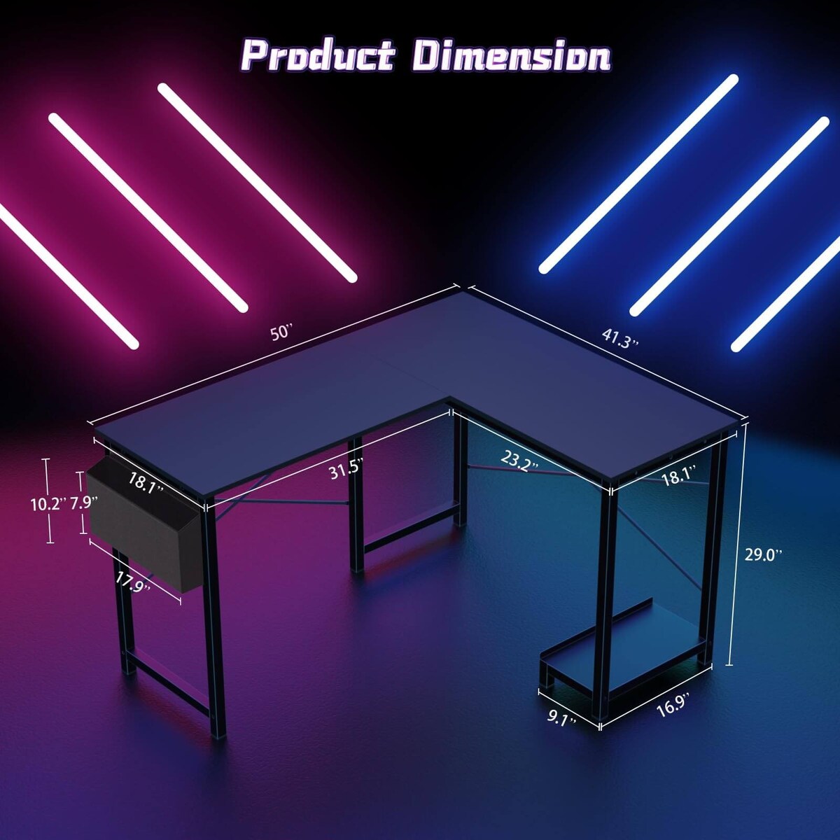L Shaped Gaming Desk