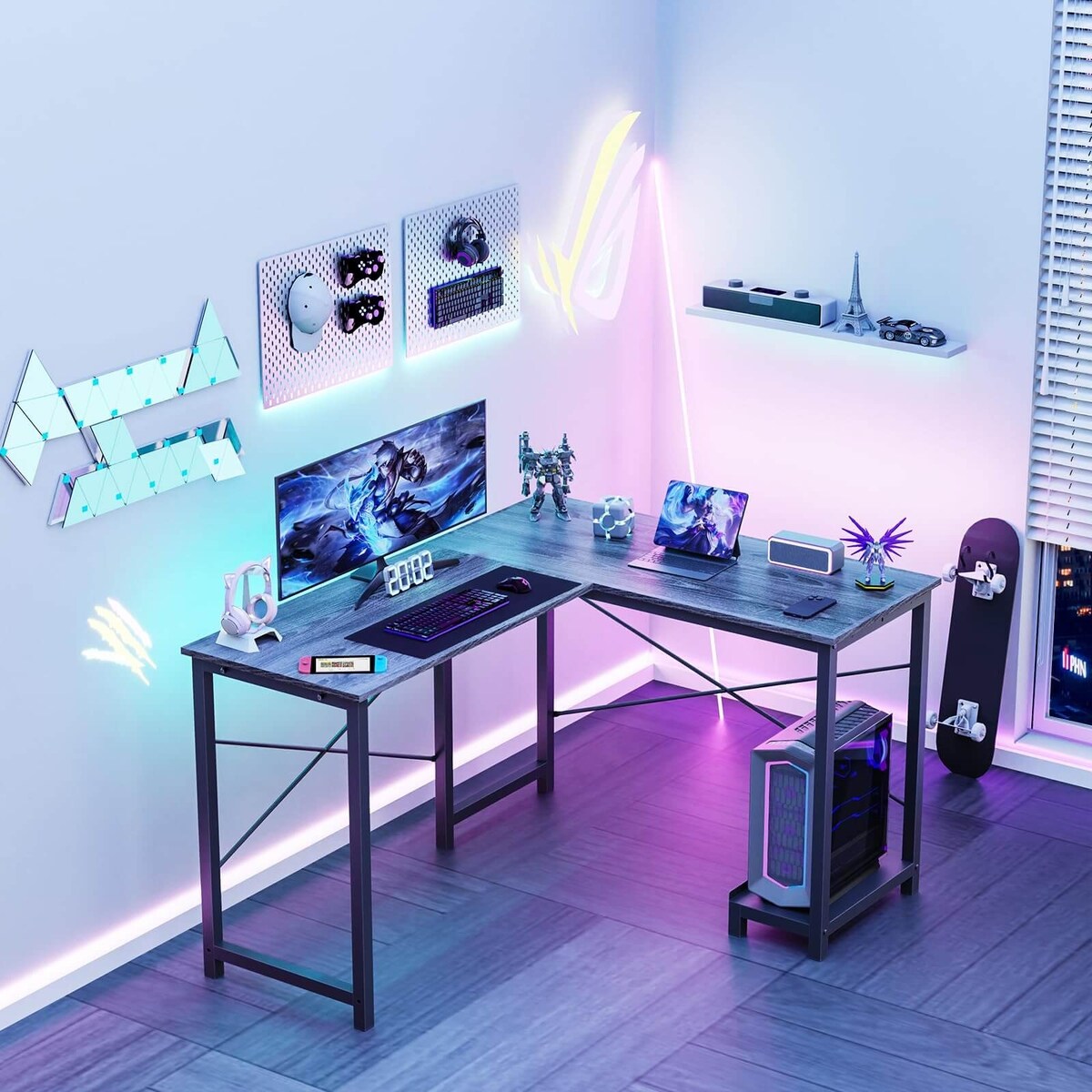 L Shaped Gaming Desk