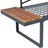 L-Shaped Outdoor 5-Seater Sectional Sofa Seating Group - 25.59*63.98*27.95
